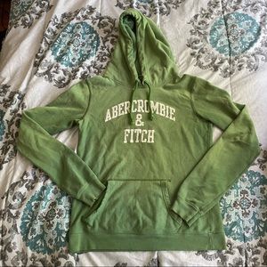 Abercombie and Fitch Green Hoodie